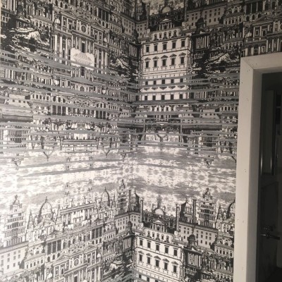 Installing Cole & Son Wallpaper, Victoria, London